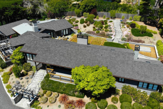 CeDur Fire Resistant Synthetic Shake Roof - Carmel