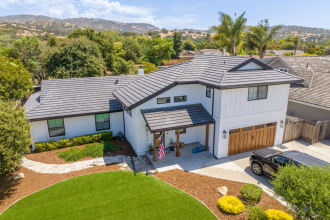 Salinas Lightweight Concrete Tile Dark Charcoal