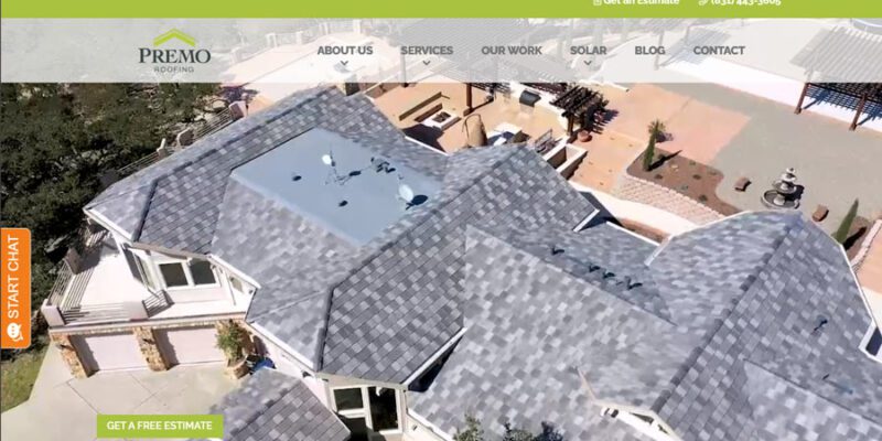 Premo Roofing Website